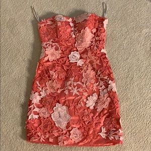 Sherri Hill short flowered dress